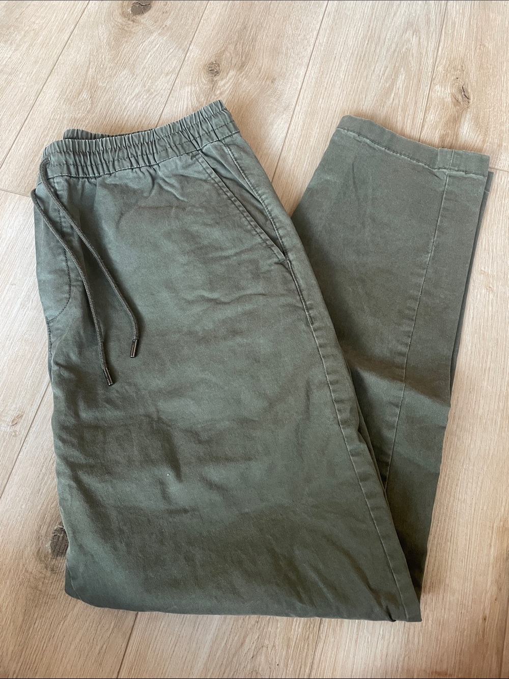 Tommy Hilfiger Olive Green Drawstring Joggers